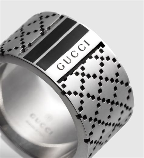 gucci jewellery mens|gucci siver irng men.